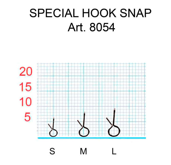 Застежка Fish Season нахлыст/балансир №L 4кг 6шт 8054-LF