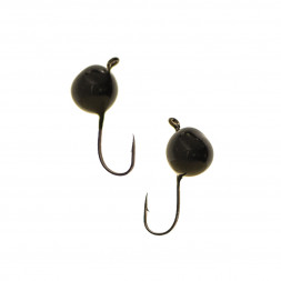 Мормышка вольфрамовая Lumicom Дробинка с ушком Ф4.5 обмазка черная BL