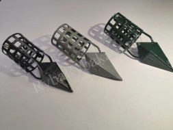 Кормушка Vikfish сербская пуля D25, 50 гр. леска, песок