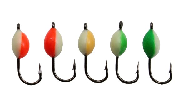 Мормышка Condor Шарик фосфор ф-5 мм. цвет в асс. 100 шт