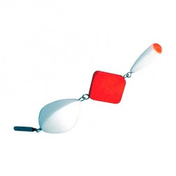 Поплавок зимний тройной №4 белый ТриАфиш, Цена за 1 шт.