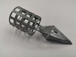 Кормушка Vikfish сербская пуля D30, 40 гр. леска, песок