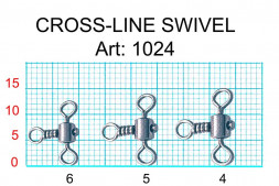 Вертлюг Fish Season цилиндр. на 3 напр. №4 35кг 7шт 1024-04F