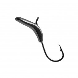 Мормышка вольфрамовая Lumicom Комар Ф3 черн. никель