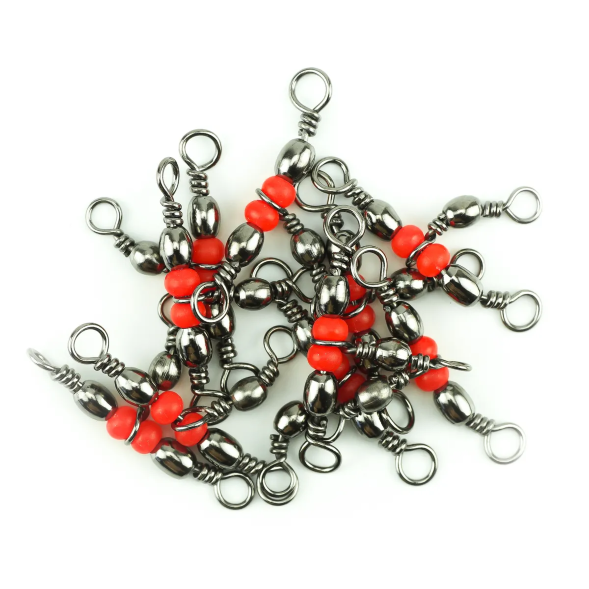Вертлюг тройной Namazu TRIPPLE SWIVEL, латунь, цв. BN, р. 3 х 5, test-32 кг уп.10 шт