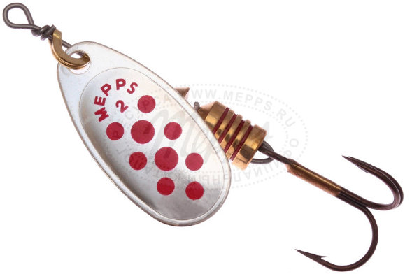Блесна вращающаяся MEPPS Comet Decoree №2 S PTS Red