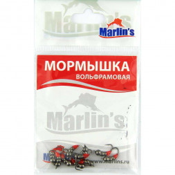 Мормышка вольфрамовая Marlin's Мураш №2 черн. 7302-111