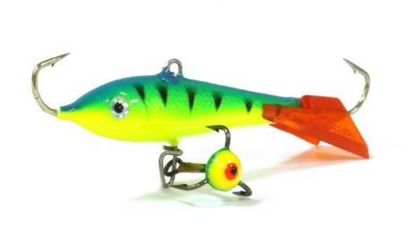 Балансир рыболовный для зимней рыбалки Lucky John Classic 60мм+тройник 81601-36RT