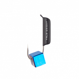 Мормышка вольфрамовая True Weight цена за 1 шт Гвоздекубик гв. d2 кубик синий