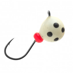 Мормышка вольфрамовая Lumicom Дробинка с ушком Ф5.5 обмазка точки Pt, цена за 1 шт.