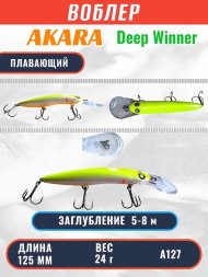 Воблер Akara Deep Winner 125F 24г DW125F-A127