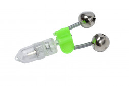 Бубенчик Condor с пластиковым зажимом, двойной со светлячком блистер