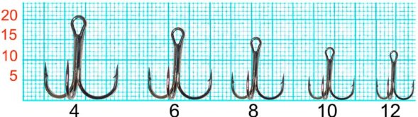 Крючок-тройник FISH SEASON с кругл. поддевом №4 BN 10шт 11030-04F
