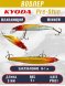 Воблер KYODA Pre-Stun Minnow-90F 9,0 см 9,0 гр цвет P1651 заглубление 0-1,0 м