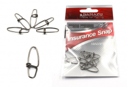 Карабин Namazu INSURANCE SNAP, цв. BN, р. 000, test-4 кг уп. 10 шт