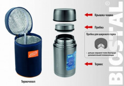 Термос BIOSTAL Авто NRP-1000 ш/г суповой