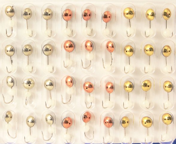 Мормышка паяная Condor ТИП-412, крючок Mustad 40 шт